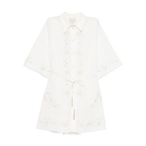 Forte Forte Women Embroidered Cotton Shirtdress